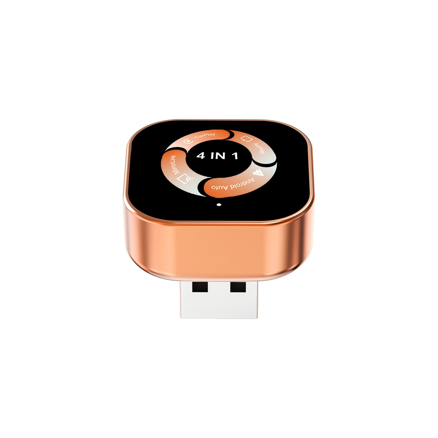 Cross-Border Smart Four-In-One Carplay Box Ios Android Dual-Band Wireless Carplay Box Mirror Screen Projection