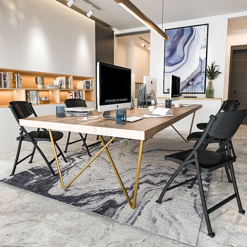 Silla plegable de plástico, taburete, silla trasera, silla de oficina de dormitorio, silla de computadora, silla de entrenamiento, silla de conferencia, silla de comedor, silla de oficina