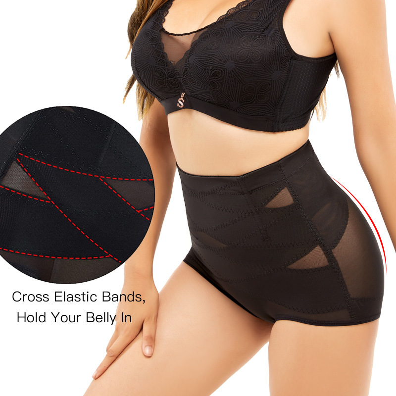 Mid-waist Thin Women's Hip Body-shaping Pants Abdominal Control Underwear Women's Slimming Underwear for Small Belly