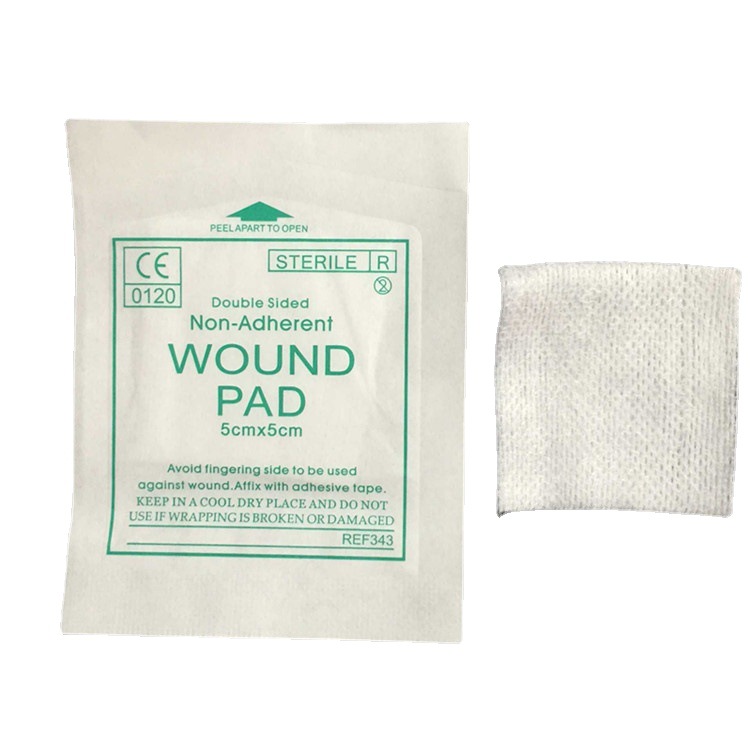 户外出口无纺布片 wound pad 5*5 ，7.5*7.5， 10*10 尺寸齐全
