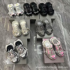 莆田パリ Track3XL ハーフスリップダッドシューズ男性と女性の靴レトロアウトドア厚底高さ増加カップルシューズランニングシューズ
