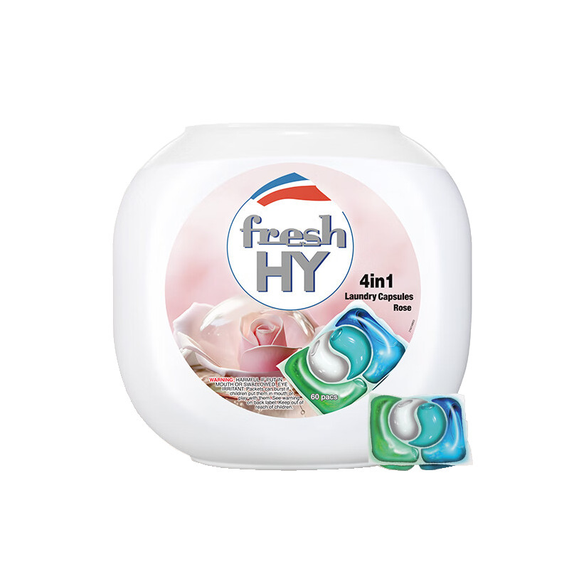 菁华清可新HY洗衣凝珠60粒樱花玫瑰薰衣草4合1持久留香珠代发|undefined