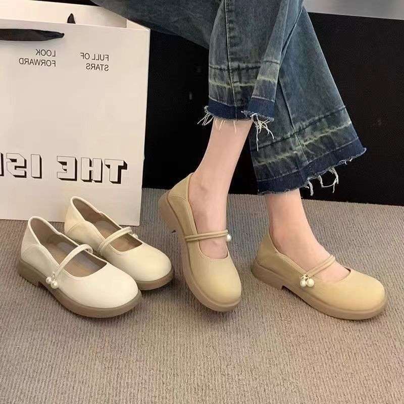 软底玛丽珍小皮鞋女款春款法式晚风单鞋女2025新款仙女鞋温柔鞋子|undefined