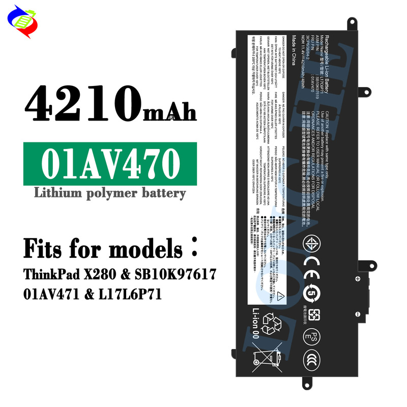 Suitable for Lenovo 01Av470/L17C6P72/L17C6P71/L17M6P71 Notebook Battery X280 Wholesale