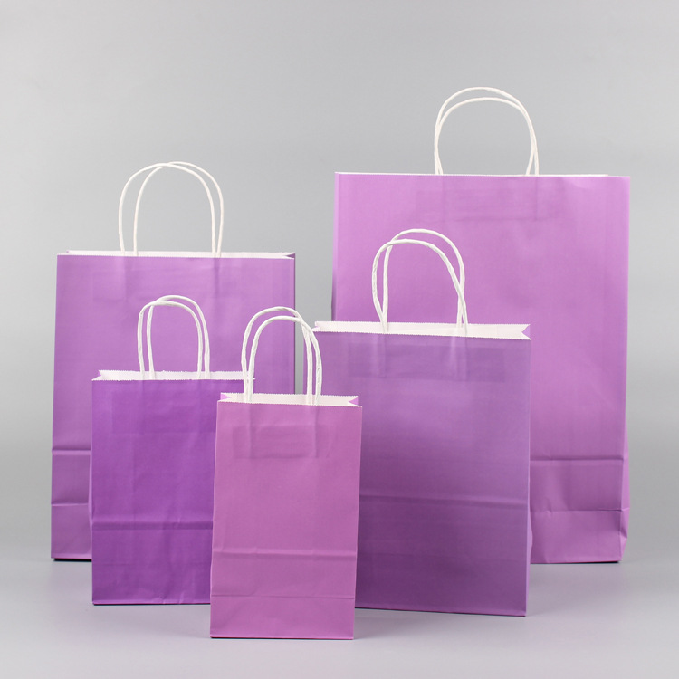 牛皮纸手提袋 包装礼品回礼 服装鞋 圣诞 月饼 粽子感恩可印logo