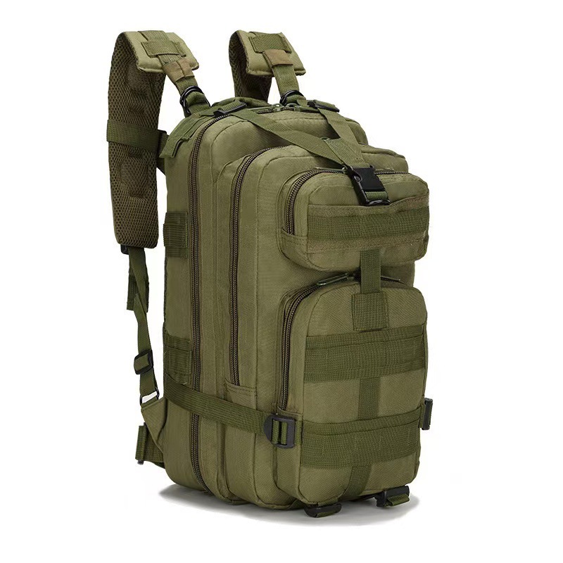 Mochila táctica militar para fanáticos del ejército, mochila funcional de camuflaje 3p, impermeable, para montañismo y senderismo al aire libre, con correas con cojín de aire