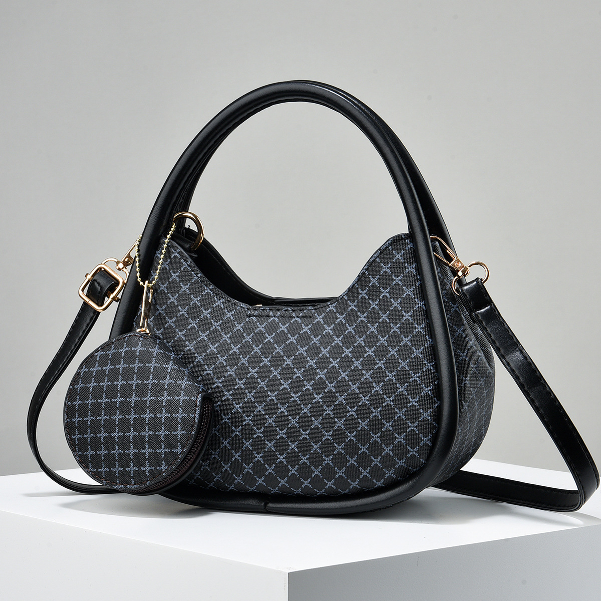 Comercio exterior pequeño bolso francés bolso de mujer nueva variedad alta textura bolso de hombro bolso brazo bolso