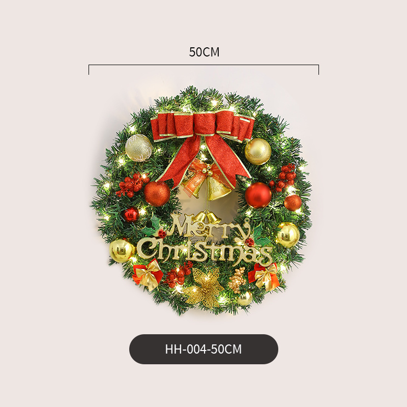 Amazon popular guirnalda de Navidad ratán 40/50/60cm decoración de Navidad Garland decoración escena diseño