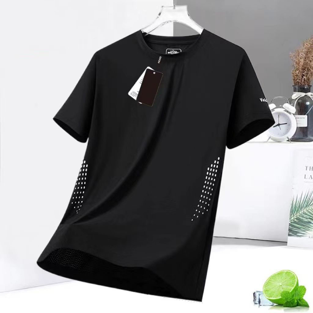 [Dotted Mesh T] Black