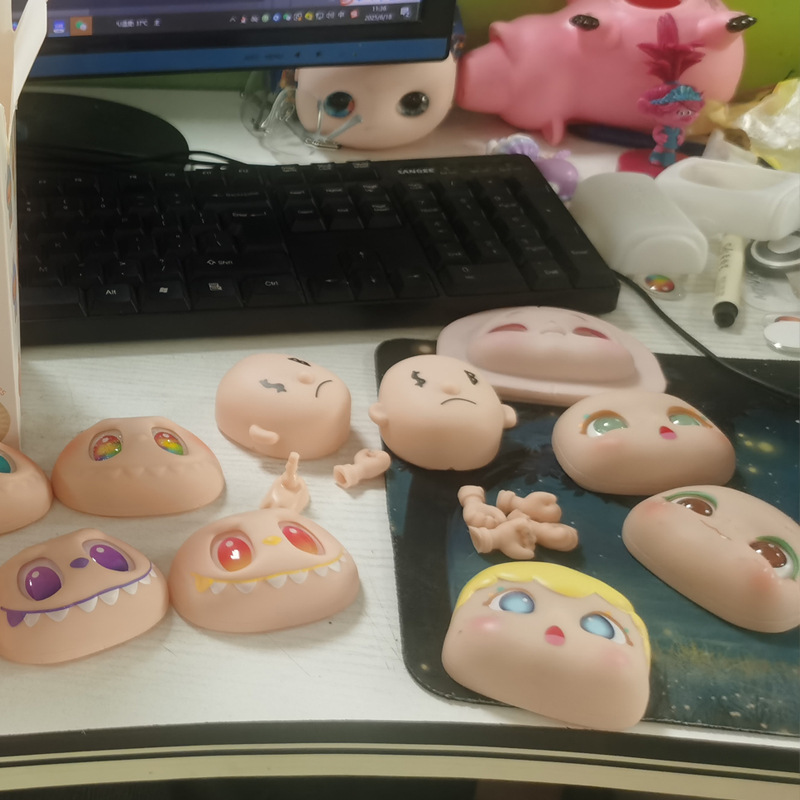 ビニール DIY 顔、手、足、ブラインドボックス、ハンドメイドぬいぐるみアクセサリー、メーカーによる図面モデリング、3D プリント、カスタム生産|undefined