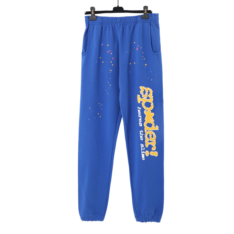 Sp1derヒップホップ歌手Young Thugと同じスタイルのフォームレター555555カップル用パーカーPinkスウェットシャツ|undefined
