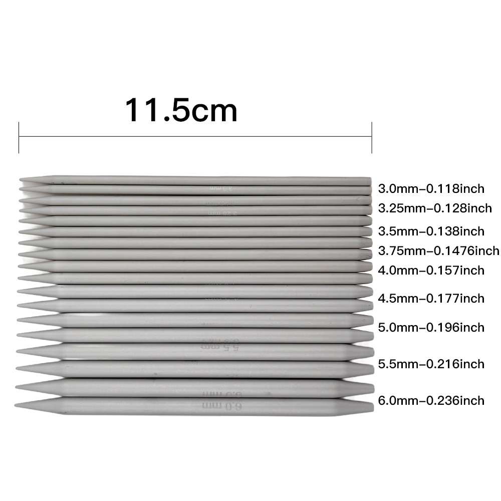 Herramientas de trenzado transfronterizas de aluminio desmontable conjunto de aguja de anillo magnético de óxido de aluminio blanco 9 conjunto de aguja de anillo