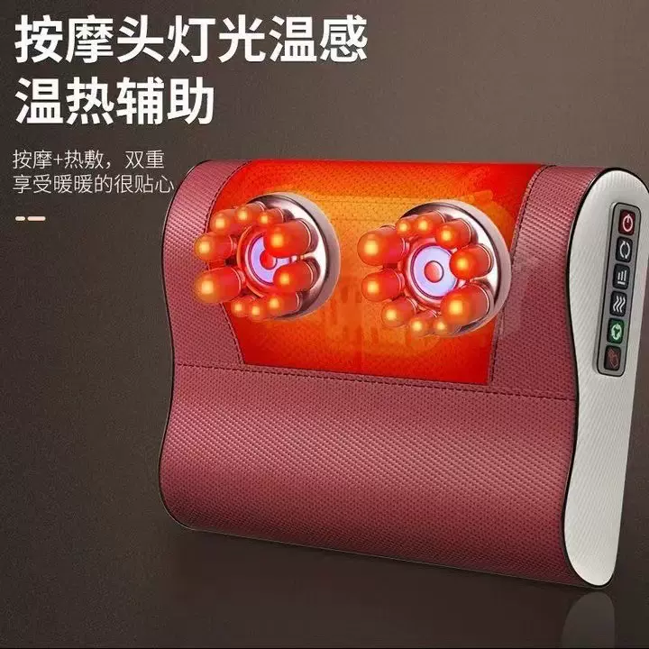 赛维诺按摩枕多功能颈部腰部背部电动颈椎按摩器按摩垫颈椎枕批发