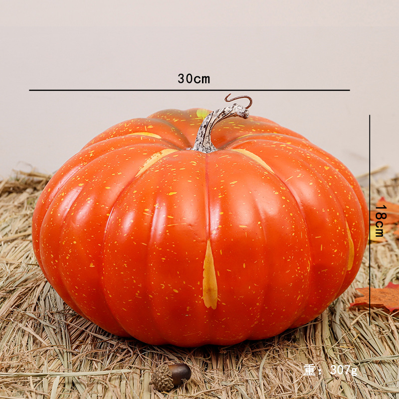 Simulación transfronteriza espuma calabaza modelo Halloween Acción de Gracias decoración de Navidad props disparo decoración de calabaza falsa image 55