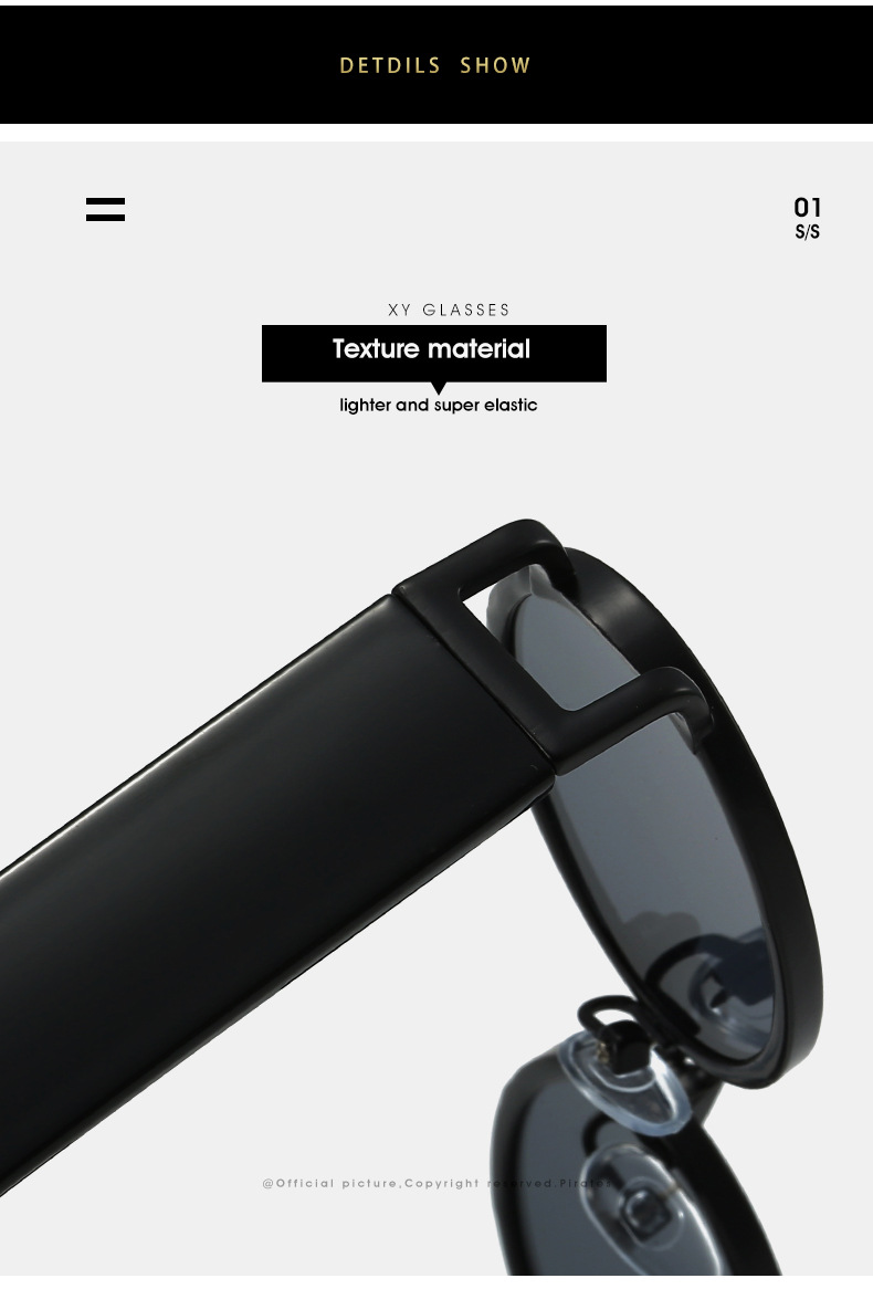 50g Weight Full Frame Glasses Structure Sunglasses Classification PC, UV400 Protection Lens Material Oval Frame Glasses Style Travel, Daily Occasion Geometric Pattern Unisex Gender Hip-Hop, Streetwear Style Grey, Gold Color Hip-Hop Streetwear Geometric PC UV400 Protection Oval Frame Full Frame Women's Sunglasses 9