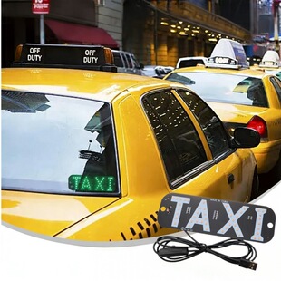 �羳����led����܇��T-A-X-I��ʿ����܇��ָʾ��usb�c���^���R��