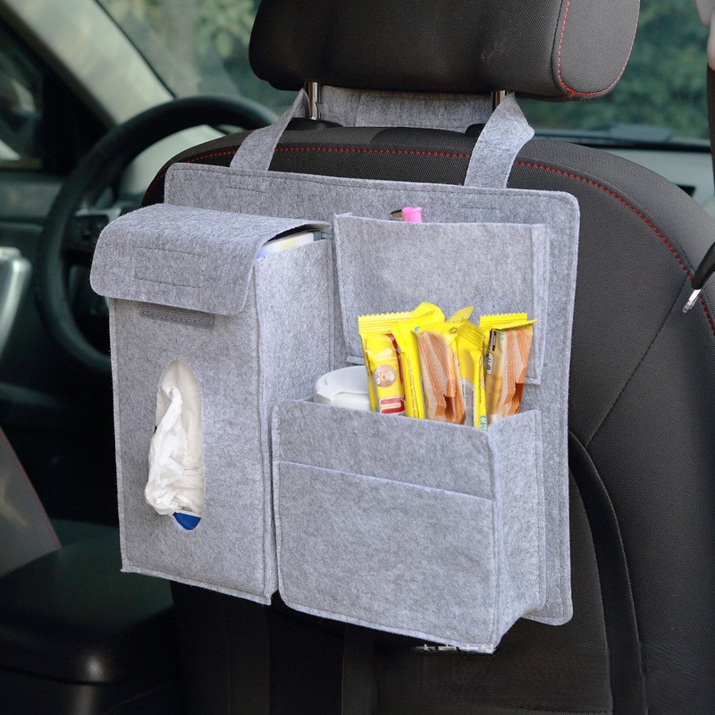 Multifunctional Car Storage Bag Car Storage Box Hanging Bag Car Seat Back Organizer