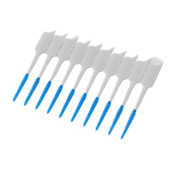Orthodontic silicone interdental brush