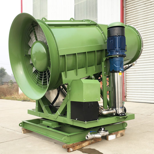150m Fog Cannon Coal Yard Remote Fog Sprayer Dust Removal Dry Fog Cannon Large Fully Automatic Fire Fighting Fog Cannon Manufacturer