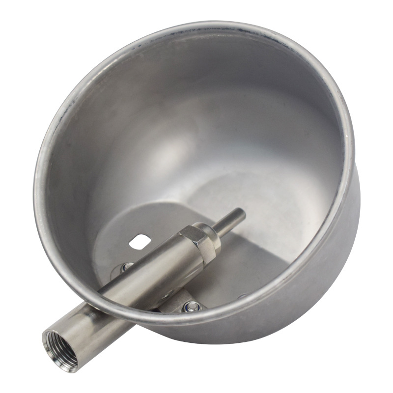 Recipiente de agua de cerdo de acero inoxidable dispensador de agua de cerdo cuenco de agua veterinario fregadero de agua de lechón de acero inoxidable dispensador de agua automático boquilla de agua