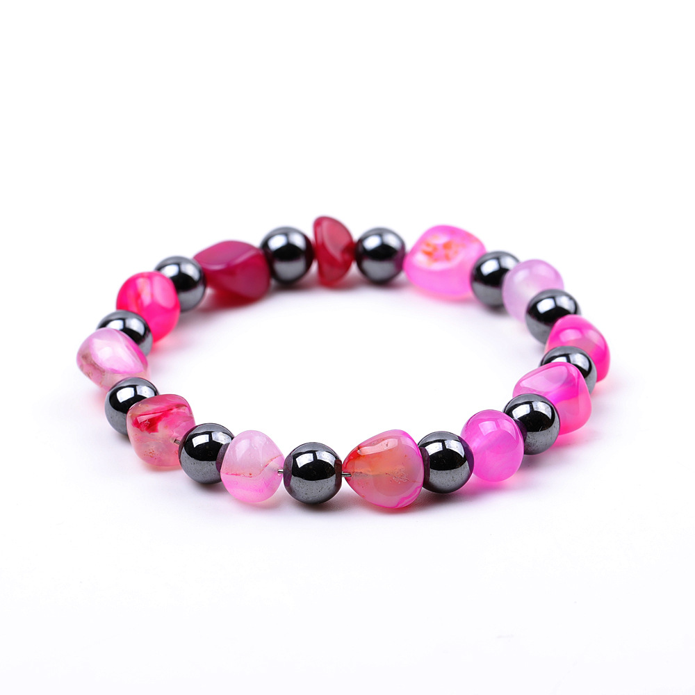 IG Style Simple Style Geometric Beaded Agate Handmade Unisex Bracelets display picture 19