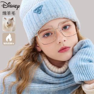 Children's Knitted Hat Gloves Scarf Winter suit Autumn and Winter Fashionable Women's Warm Adult All-match Thickened Wool