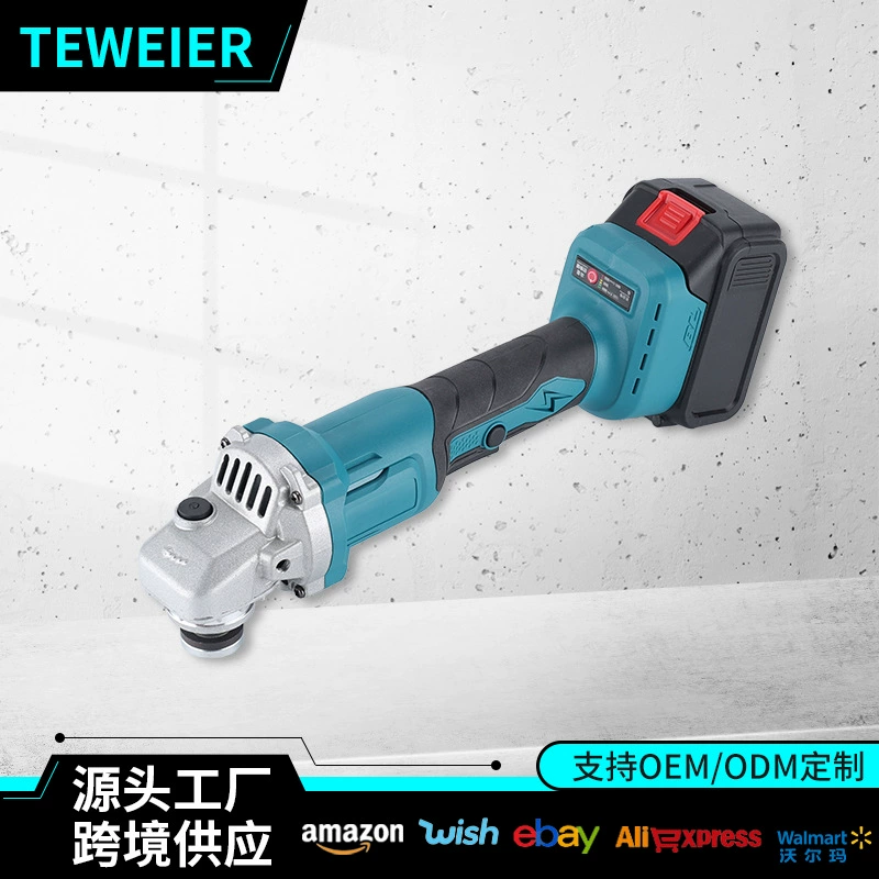 Трансграничная многофункциональная 100 литиевая электрическая угловая шлифовальная машина для внешней торговли домашняя шлифовальная машина 125 бесщеточный электрический угловой шлифовальный станок