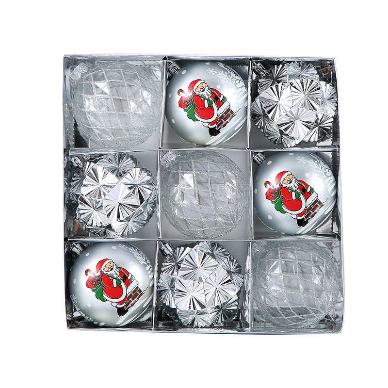 Venta caliente transfronteriza Bola de Navidad al por mayor Decoración de árbol de Navidad Bola de regalo de diseño exquisito