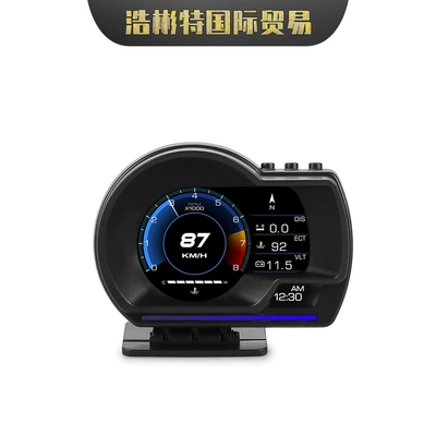 Full LCD screen OBD2 multi-function automobile instrument