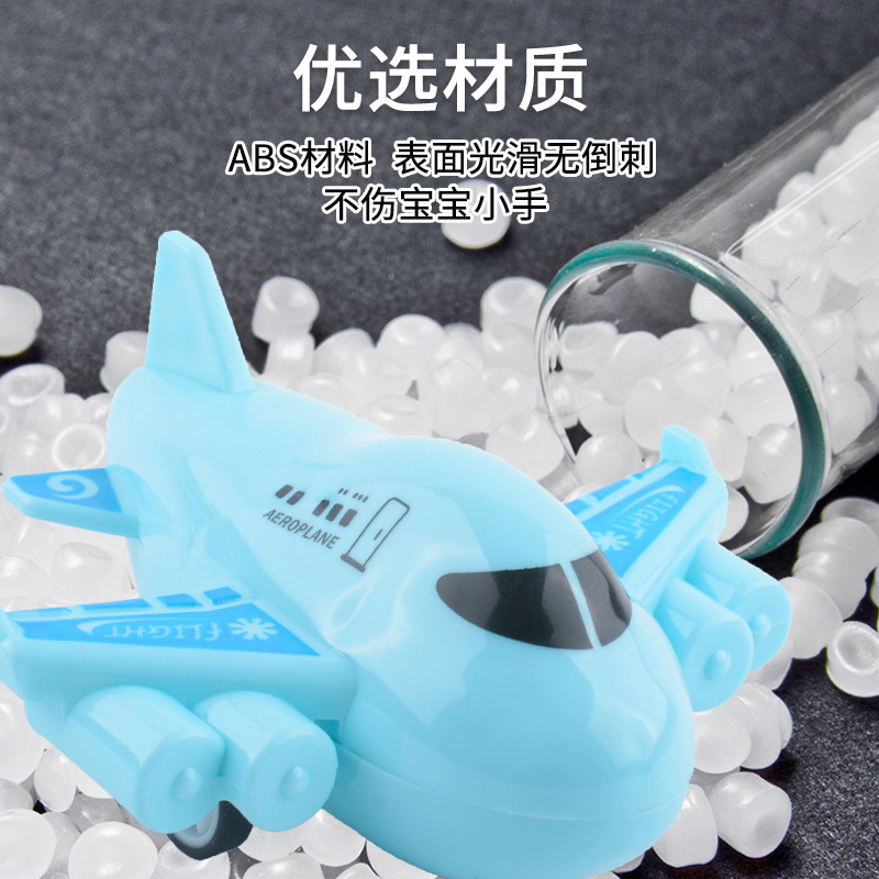 Juguetes para niños, mini avión pequeño, versión Q de dibujos animados, modelo de simulación de avión de pasajeros, regalo para bebés al por mayor