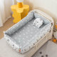 Cross-border Foldable Baby Bed Medium Bed Portable High Side Protective Baby Bed Nursing Bed Pressure-proof Bed