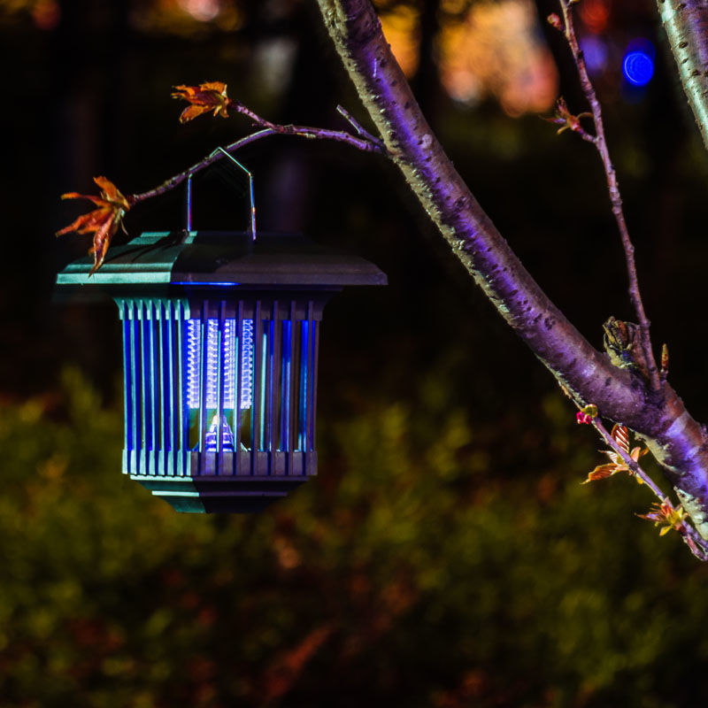 Solar mosquito killer lamp outdoor home outdoor courtyard mosquito trap garden anti-mosquito repellent insecticide lamp waterproof