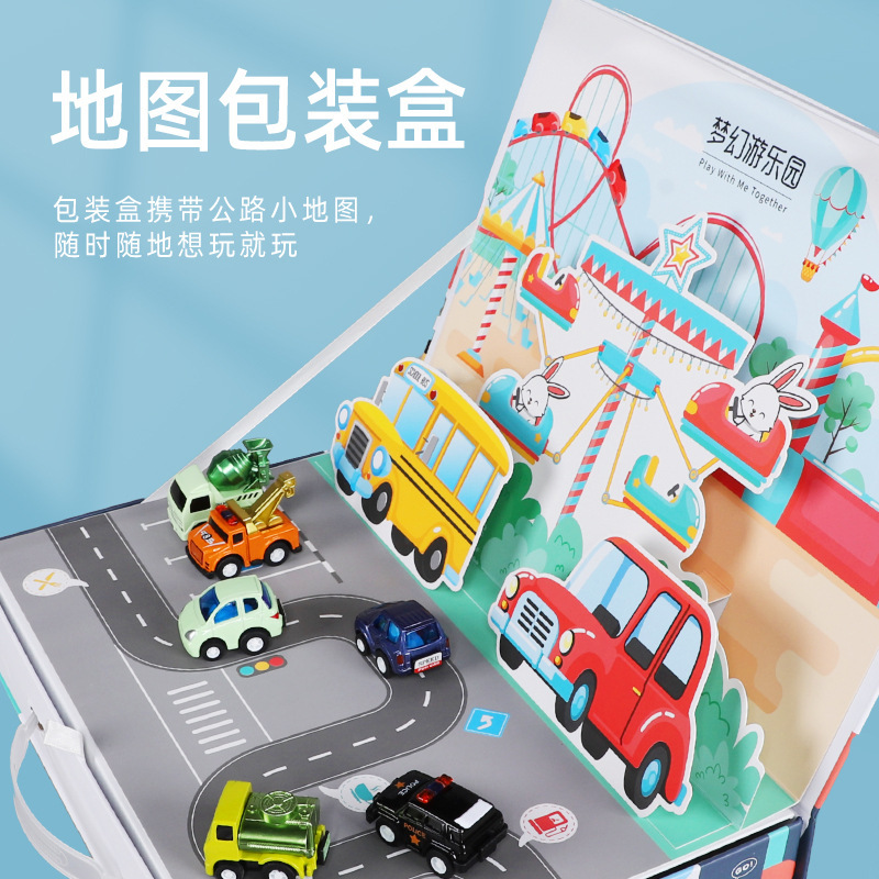 Children's Toy Car 30 Theme Alloy Car Model Mini 5Cmq Version Alloy Pull-Back Car Large Set Cross