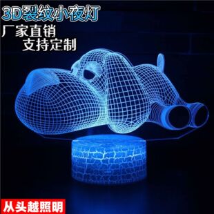 3dСҹ���Շ����f�}��������ledС̨��3D���{��ҹ��ɳ���|��ʽ
