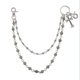 European and American Fashion Cool Dark Style Crowdo Element Bag Hanging Chain Sword Round Bead Cross Waist Chain Jeans Trendy
