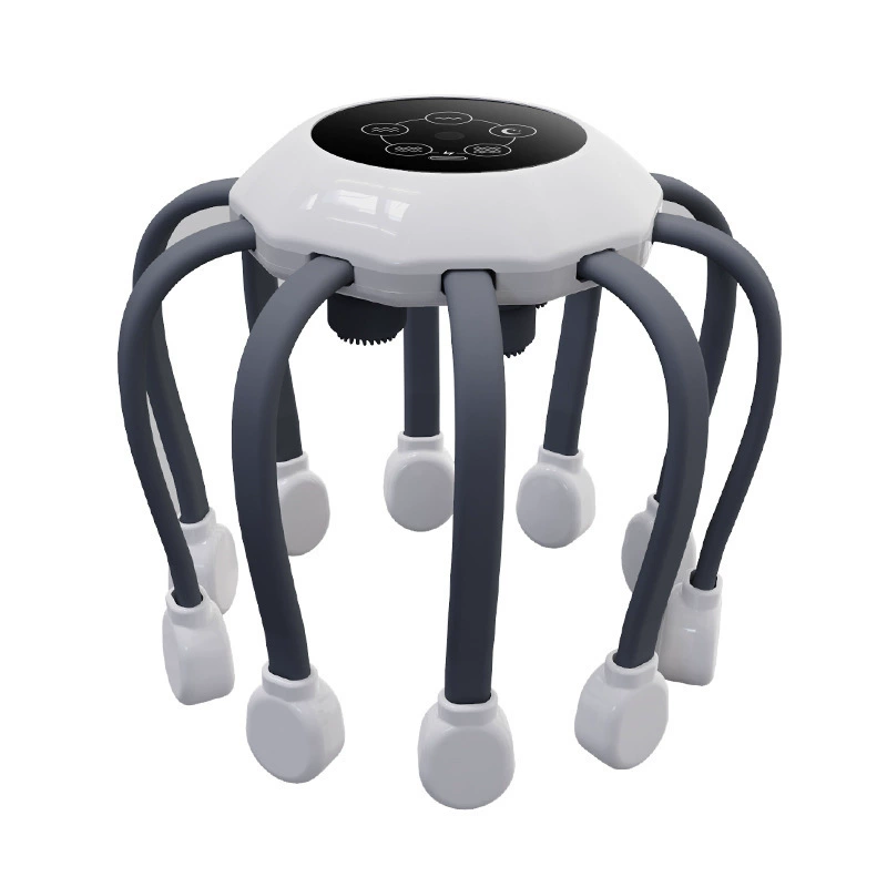 Head vibration scalp dredging and relaxing massager Octopus fully automatic multi-dimensional electric massager Bluetooth