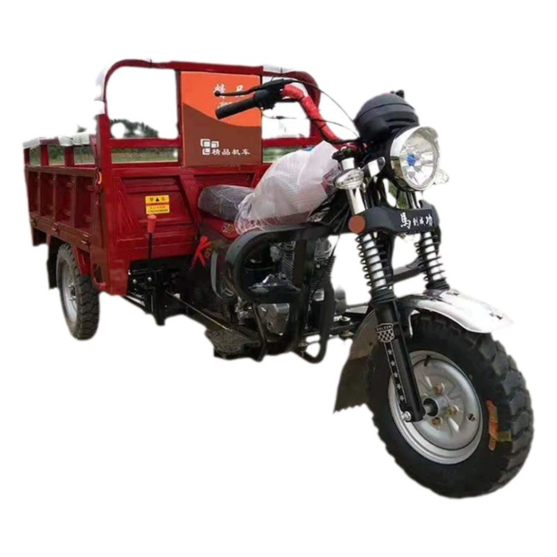 Самосвал бензиновый мотоцикл трехколесный грузовой транспорт горный трехколесный сельскохозяйственный пищевой транспорт самосвал