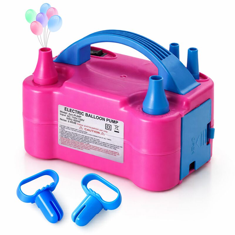 Cross-Border Popular Electric Balloon Pump 600W Dual-Hole Balloon Inflator for Wedding and Party Use Electric Air Blower Cross-Border Popular Electric Balloon Pump 600W Dual-Hole Balloon Inflator for Wedding and Party Use Electric Air Blower