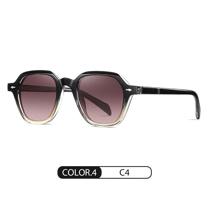 Nuevas gafas de sol de placa S31103 moda retro gafas de sol a prueba de rayos UV hombres y mujeres mismas gafas de luz anti-azul