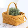 Basket, woven pack, Japanese handheld storage system, Birthday gift