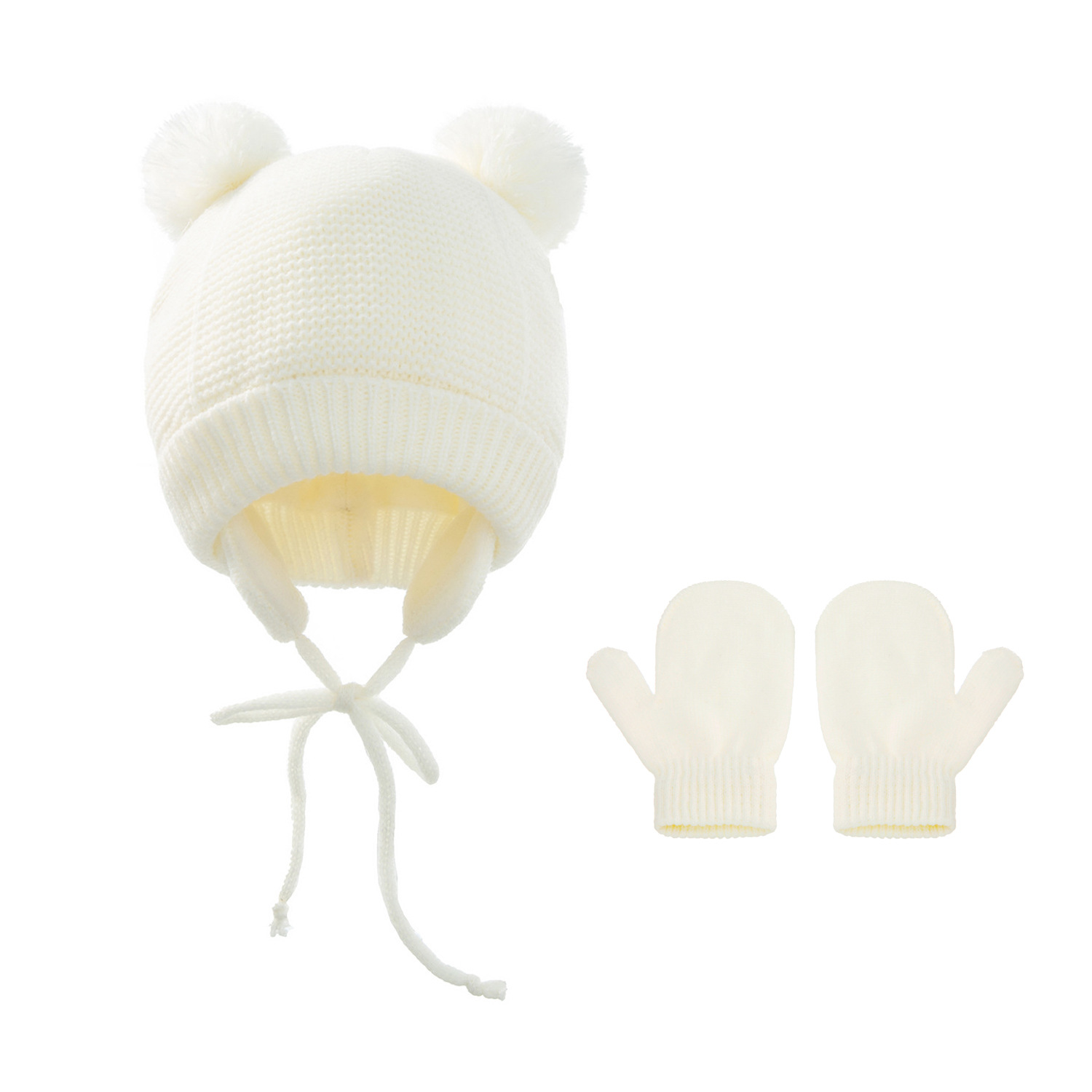 Winter, Autumn Season Children Unisex Gender Children Unisex Cute Basic Solid Color Pom Poms Wool Cap