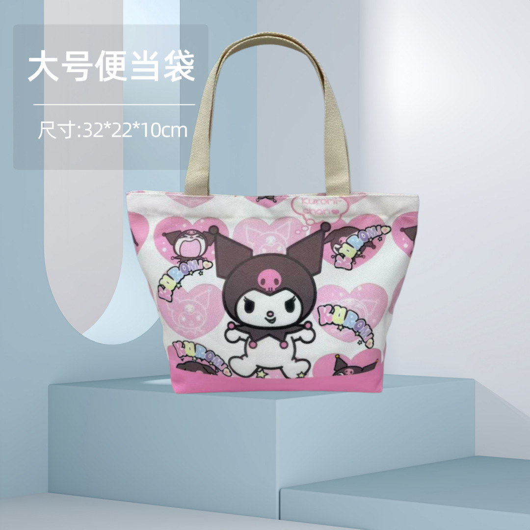 Bolsa Bento Sanrio lona almuerzo dibujos animados
