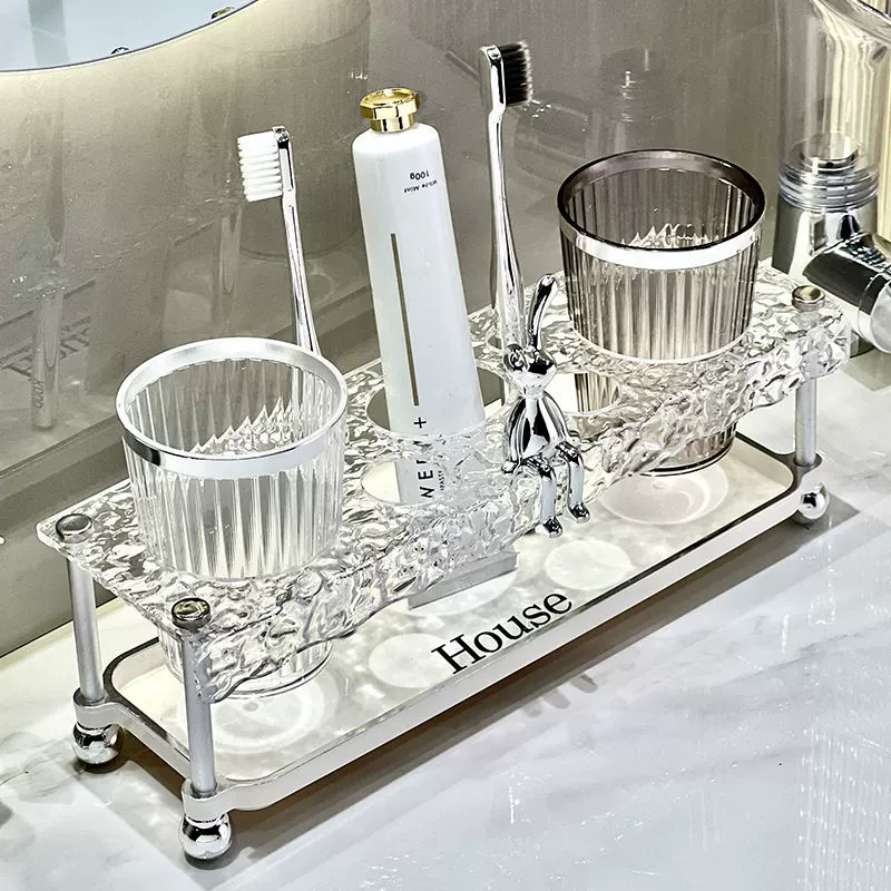 Модный держатель для зубных щеток, стеллаж для хранения чашек для мытья, столешница для ванной комнаты, набор чашек для полоскания рта, чашка для зубной щетки, держатель для зубной щетки, стеллаж для хранения