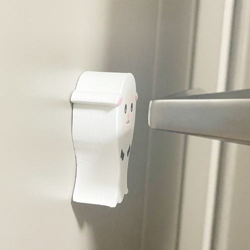 Door handle anti-collision pad + door card combination EVA thickened cartoon door card door gear children's safety anti-clip hand door card