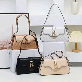 外贸百搭欧美时尚纯色腋下包夏季新款GS简约日常单肩包女批发包包