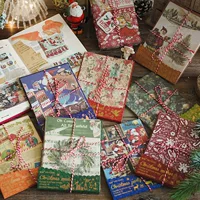 Серия материалов проекта 陌墨 Christmas Memoirs 8 моделей 40 штук литературно-ретро фестивальная ручная работа DIY декоративная бумага нижний лист