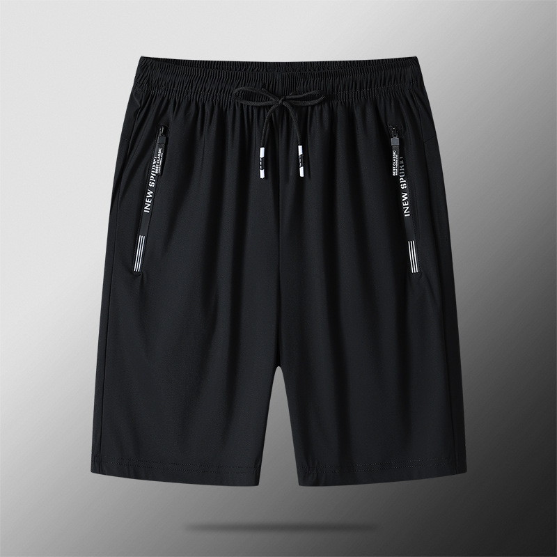 Pantalones deportivos de verano, cortos de hielo para hombres y mujeres secos rápidos, cortos casuales de pareja de tamaño grande, fábrica al por mayor