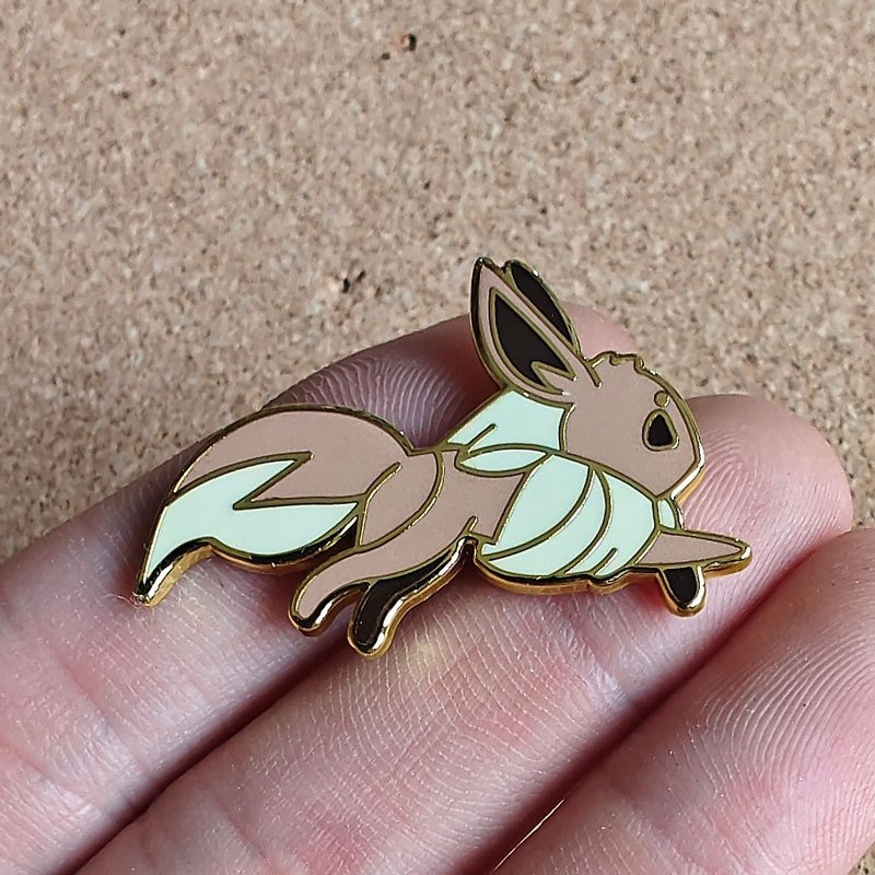 Значок-брошь Pokémon Eevee вариант 2