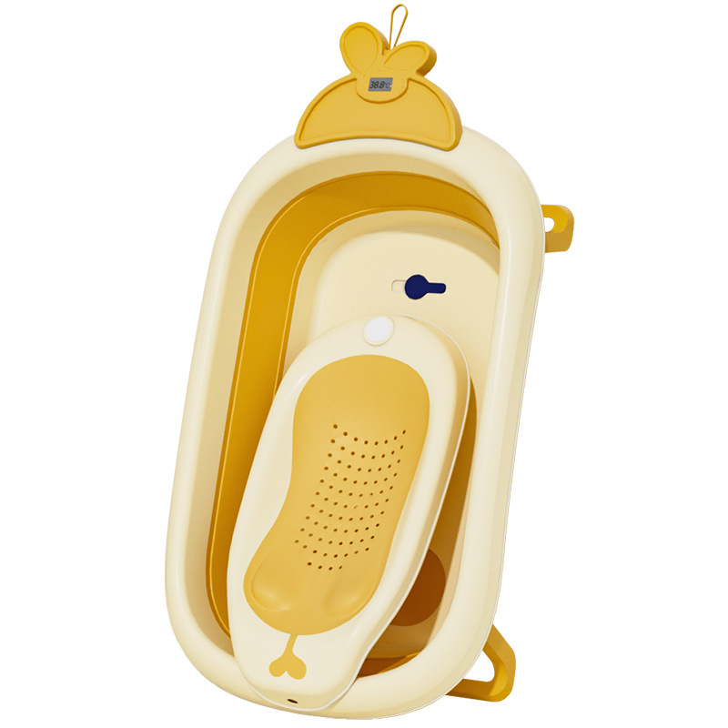 bañera de bebé, bañera grande para bebés, artículos plegables para bebés y niños, bañera de recién nacidos doméstica para niños