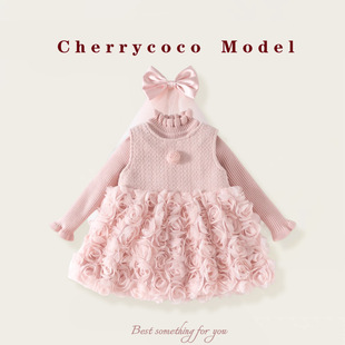 CHERRYCOCOŮͯ�B��ȹ�ﶬ�b��⃺ͯ����ȹ�ܚq�Y���ӽq�W��ȹ��